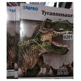 4 3D T-REX PUZZLES
