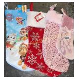 4 CHRISTMAS STOCKINGS