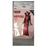 GIRLS MED VAMPIRE COSTUME