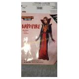 GIRLS MED VAMPIRE COSTUME
