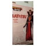 GIRLS MED VAMPIRE COSTUME