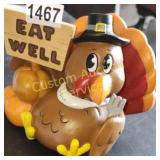 6' EAT WELL TURKEY DECOR