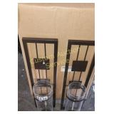 4PC WALL CANDLE HOLDERS