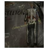 ADULT MENS MEDIUM SKELETON COSTUME
