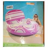 PURPLE/WHITE POOL FLOAT