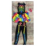 KIDS RAINBOW SKELETON COSTUME