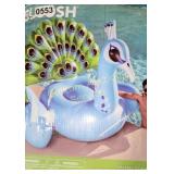 LARGE PEACOCK POOL FLOAT