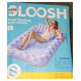 BLUE CHECKERED TANNING POOL