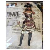 WOMENS LARGE PIRATE COSTUME