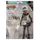 GIRL'S SIZE 8-10 CLOWN COSTUME