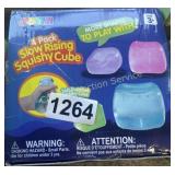 4PK SLOW RISING SQUISHY CUBES
