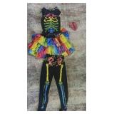 KIDS RAINBOW SKELETON COSTUME