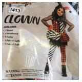 GIRLS SMALL CLOWN COSTUME