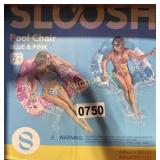 BLUE & PINK POOL CHAIRS