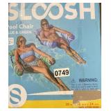 BLUE & GREEN POOL CHAIRS
