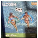 BLUE & GREEN POOL CHAIRS
