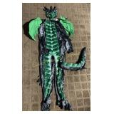 BOYS SIZE XL GREEN DRAGON COSTUME