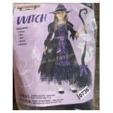 GIRLS SIZE 3-4 WITCH COSTUME