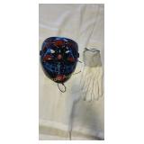 LIGHTED CLOWN MASK W/GLOVES