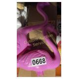 2PC YARD FLAMINGOS