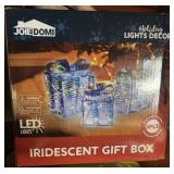 IRIDESCENT GIFT BOX DECOR