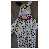 DALMATIAN COSTUME ADULT SIZE M 4 PACK
