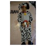 DALMATIAN COSTUME KIDS SIZE 18-24 M 5 PACK