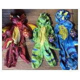 3CT 18-24M R,G,B DRAGON COSTUMES