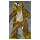 LION COSTUME KIDS SIZE 3T 5 PACK