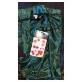 BLACK AND GREEN VAMPIRE CAPE WITH SCAR TATTOOS