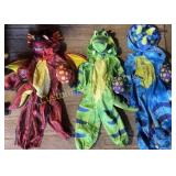 3CT 18-24M R,G,B DRAGON COSTUMES