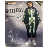 KIDS SIZE 8-10 SKELETON COSTUME