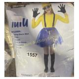 GIRLS SIZE 8-10 MINION TUTU COSTUME