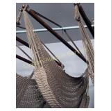 BROWN HANGING HAMMOCK CHAIR