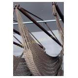 BROWN HANGING HAMMOCK CHAIR