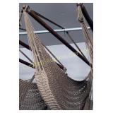 BROWN HANGING HAMMOCK CHAIR