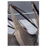 BROWN HANGING HAMMOCK CHAIR