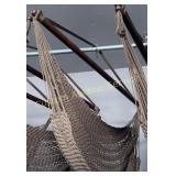 BROWN HANGING HAMMOCK CHAIR