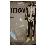SKELETON JUMPSUIT COSTUME MENS SIZE XL