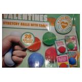 VALENTINES STRETCHY BALLS WITH CARDS