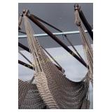 BROWN HANGING HAMMOCK CHAIR
