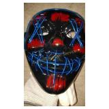 LIGHT UP CLOWN HALLOWEEN MASK