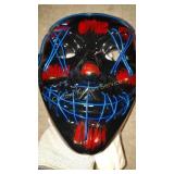 LIGHT UP CLOWN HALLOWEEN MASK