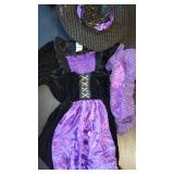 PURPLE WITCH COSTUME WOMENS SIZE L