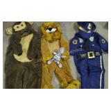 MONKEY, LION, AND COP COSTUME KIDS