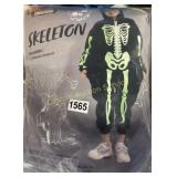 KIDS SIZE 5-7 SKELETON COSTUME