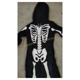 SKELETON JUMPSUIT HOOD MENS SIZE M 6 PACK