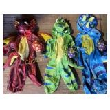 3CT 18-24M R,G,B DRAGON COSTUMES