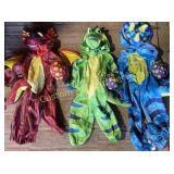 3CT 18-24M R,G,B DRAGON COSTUMES
