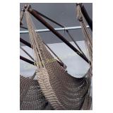 BROWN HANGING HAMMOCK CHAIR